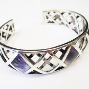 Blue John Bangle-OrnateDesign-CWSB995