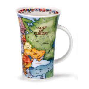 Dunoon-Glencoe Shape Mug-Map of Europe