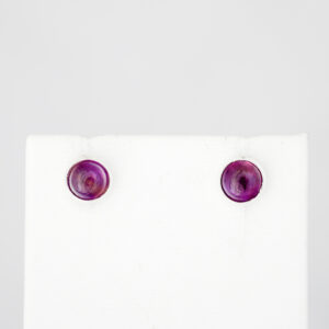 Sterling Silver Stud Earring - Amethyst - Stud 3