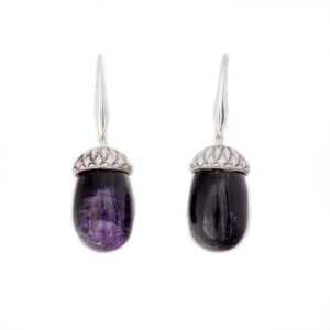 STERLING SILVER BLUE JOHN ACORN DROP EARRINGS - CWSE2418
